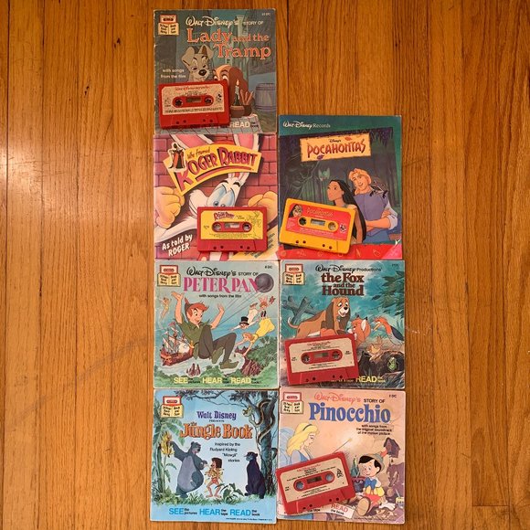Disney Other - Vintage Disney Storyteller Books Read-Along with Tapes